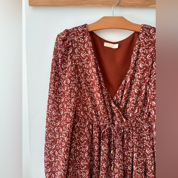 Blossom Red Floral Dress - Picture 3 of 6